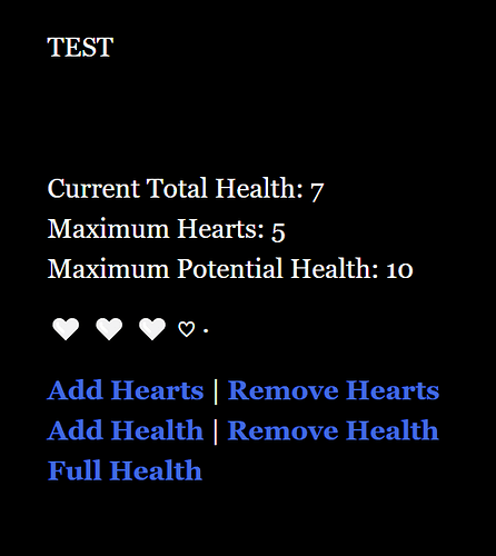 heart hud test