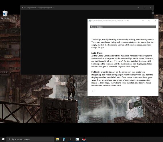 Gargoyle - App In Background - Windows 10