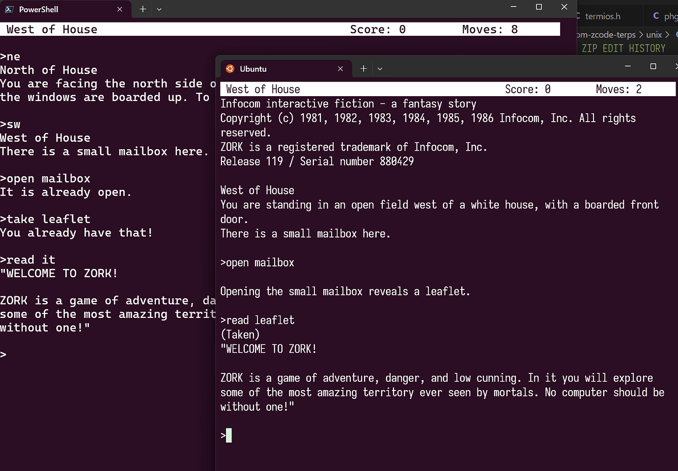 Infocom's own Unix z-code terp running - Interpreters - The Interactive ...