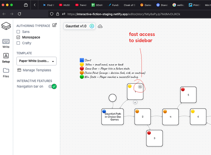 Passage customiser UX improvement