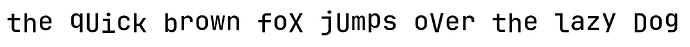 awful jittery text