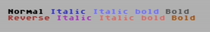 a mess of C64 colors
