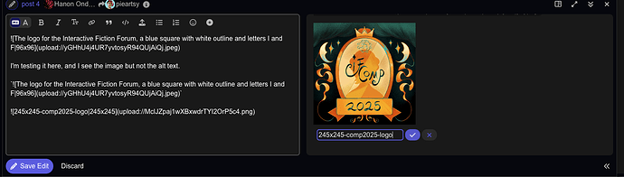 Another example screenshot showing how to enter alt-text.