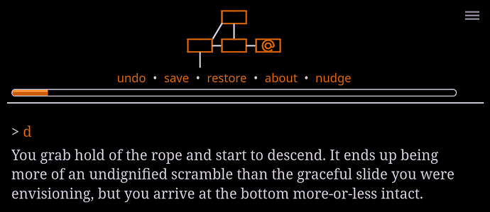 A screenshot of pale blue text against cool black
