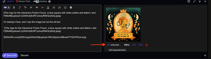 Example screenshot showing the edit pencil for alt-text