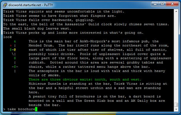 PuTTY terminal screenshot