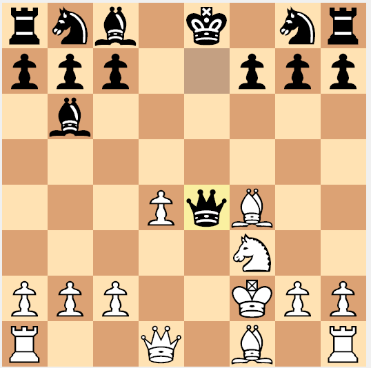 Englund Gambit, 5 Move Smothered Mate!