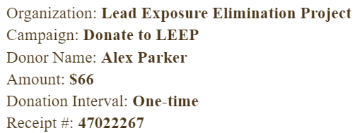 Lead Exposure Elimination Project - 66$